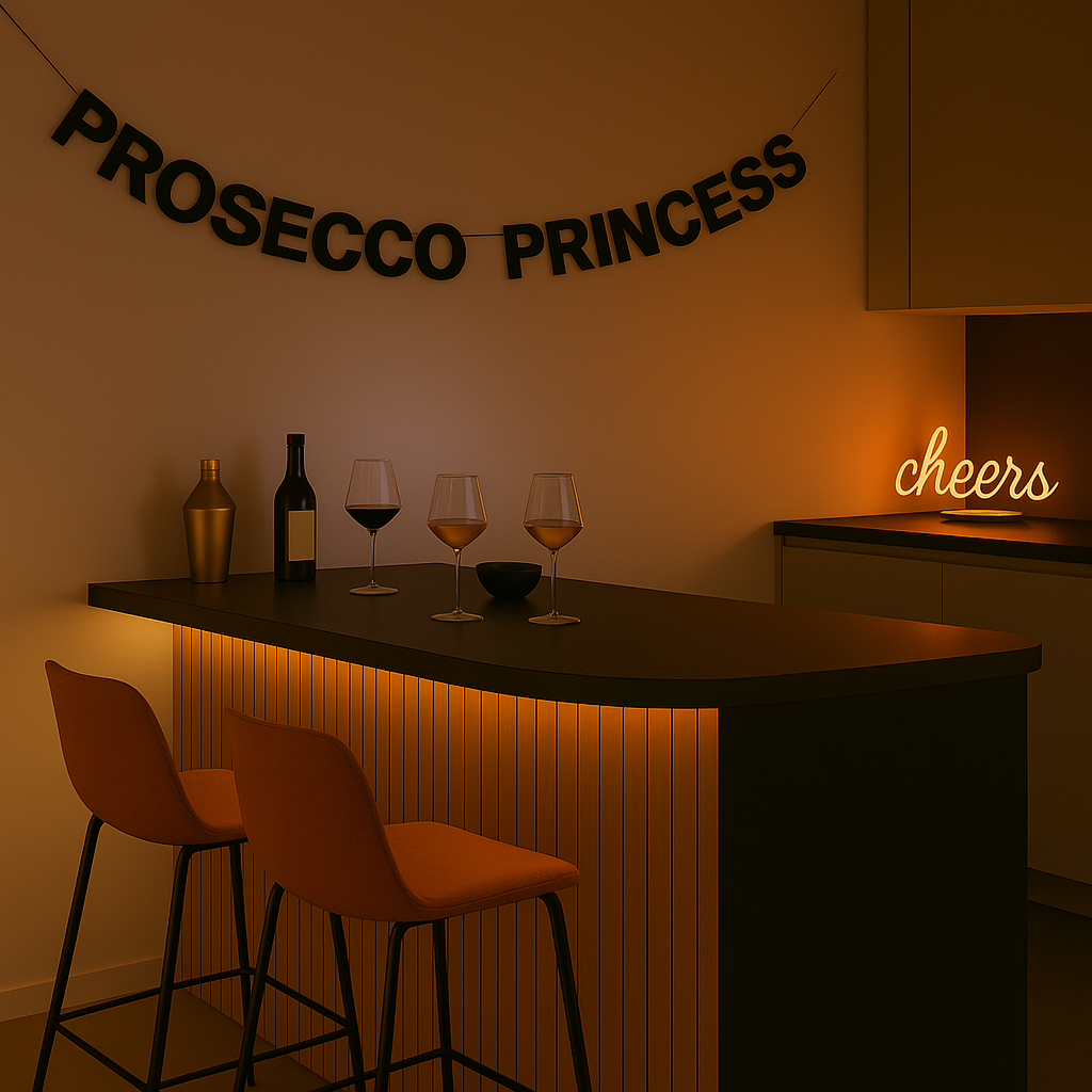 Garland 'PROSECCO PRINCESS'