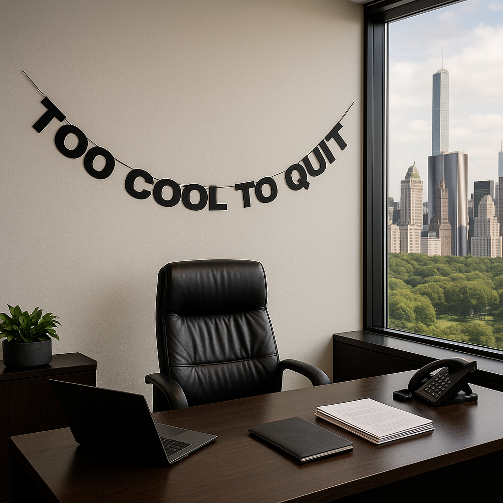 Garland 'TOO COOL TO QUIT'